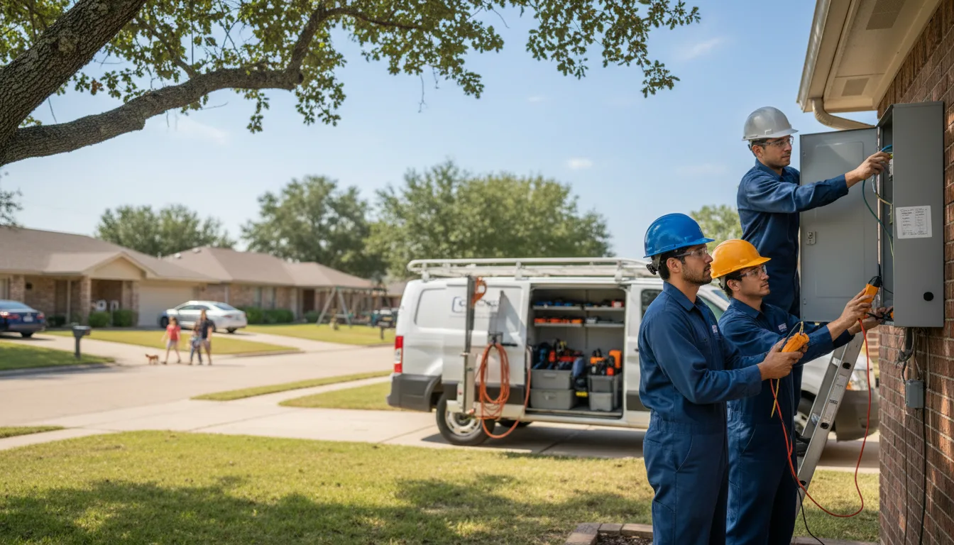 Certified electrician providing emergency electrical services in Orestes, IN